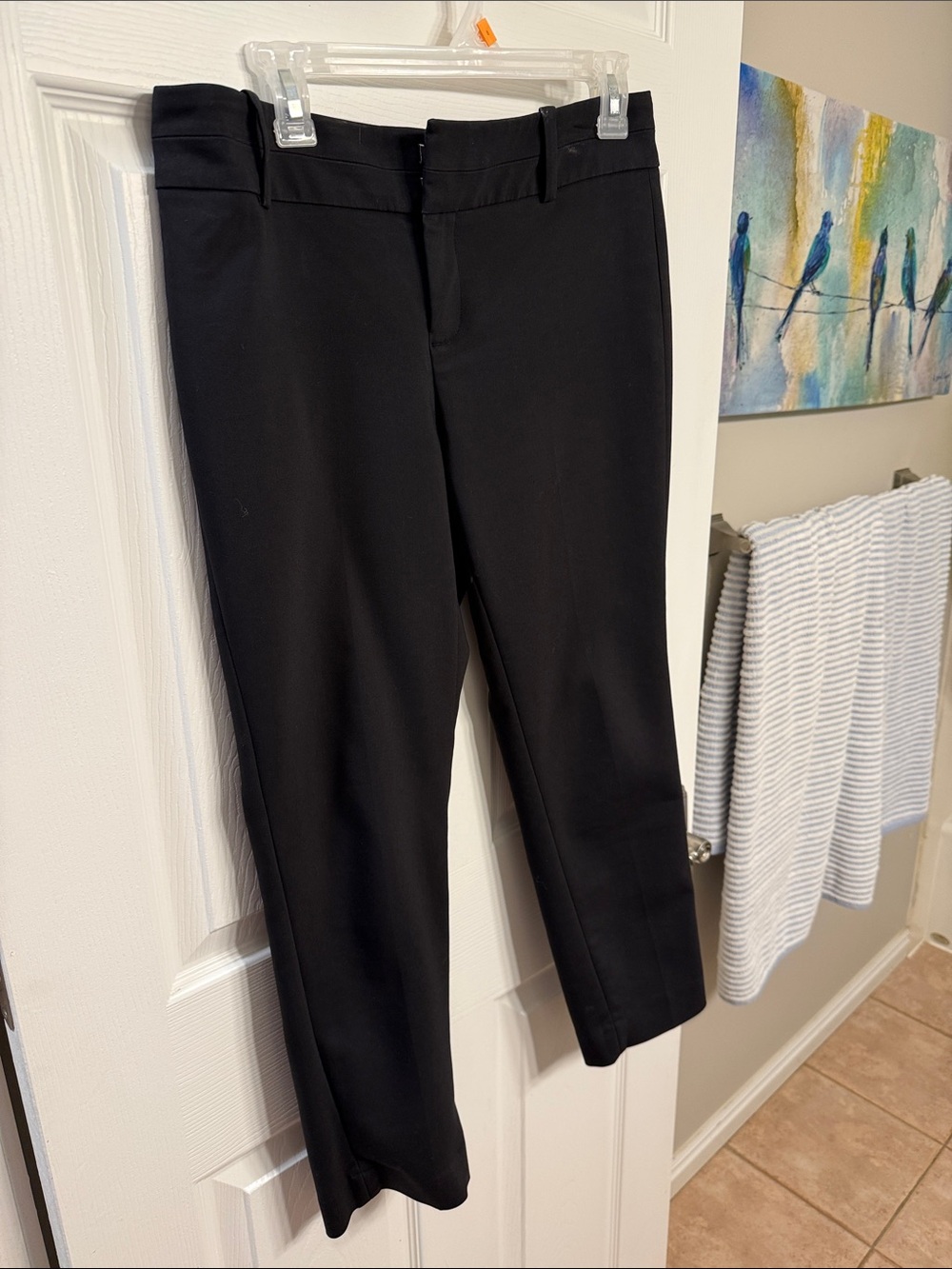Calvin Klein Black Cropped Dress Pants - Ankle Length